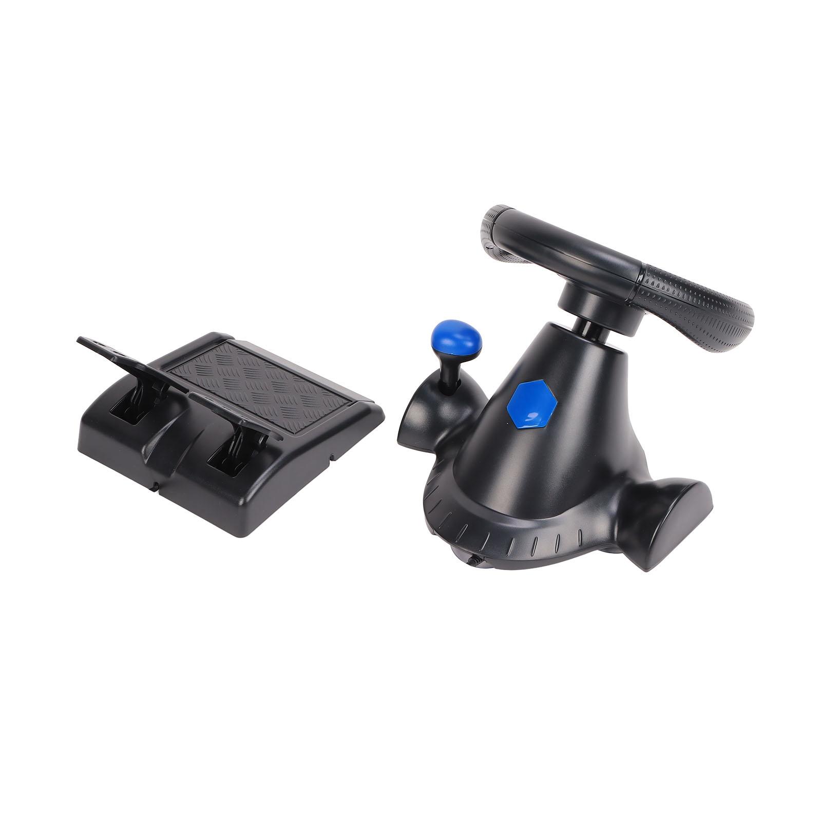 

Игровой руль с вращением на 180 градусов, 7 в 1, вибрация, USB, гоночный игровой руль с педалью для PS4 ПК