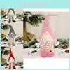 Charming Forest Santa With Lights Hanging Legs Doll For Creative Holiday Decor