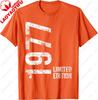 Limited Edition 70s Birthday 1977 Gifts for Unisex Unisex TShirt Casual Fashion Loose Harajuku Clothing Summer Cotton Tees