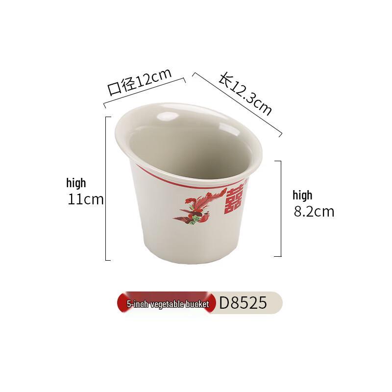 Qianxing Retro Melamine Serving Bowl