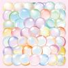 50Pcs/Set Watercolor Bubbles PET Stickers Waterproof DIY Fashion Doodle Decals Stickers
