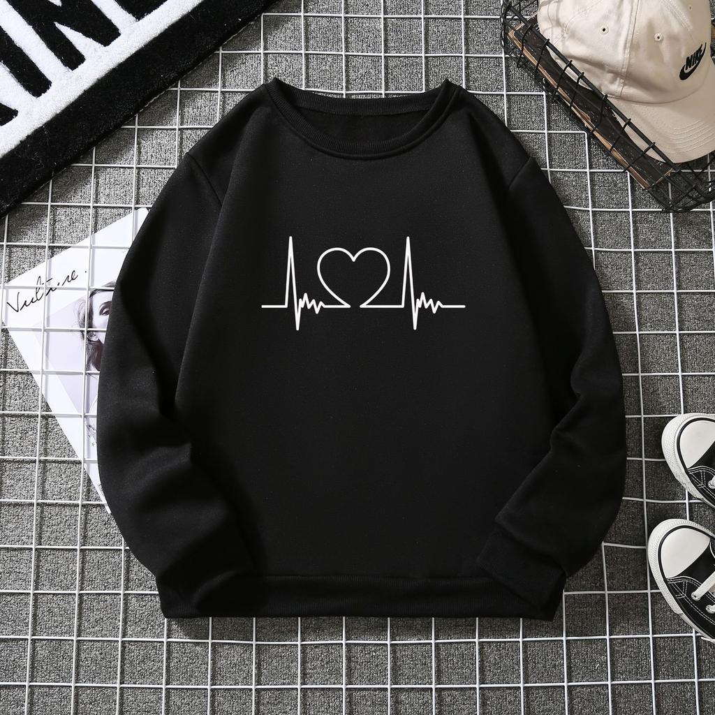 Leisure Student Korean Version Loose Couple Hoodie 6941