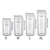Cylinder Hydroponic Planter Vase Transparent Hydroponic Fish Tank  for Fish Green Plant