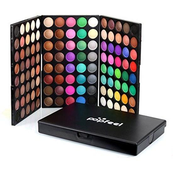 KOZEEY 120 Color Options Matte Beginner Professional Stage Makeup Cosplay Bright Eyeshadow Palette Salon Wedding Party Virtual