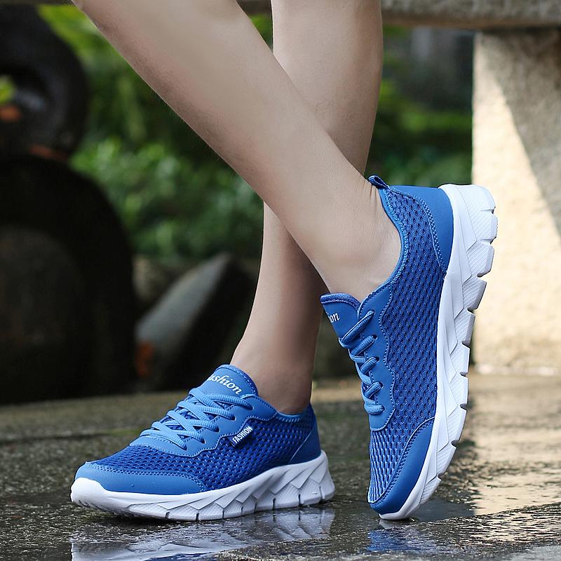 Unisex Große Größe Ultraleichte Outdoor-Sportarten Atmungsaktive Mesh-Laufschuhe Sneakers 35-48