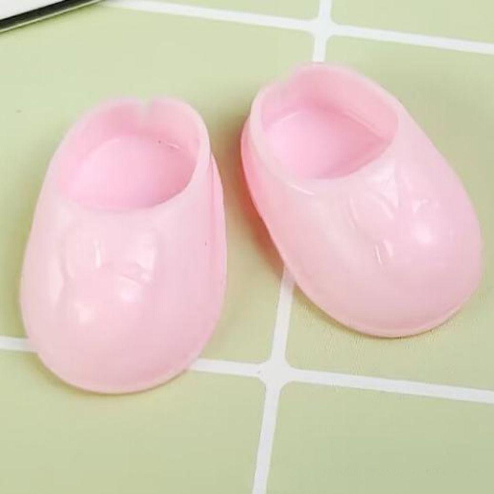 1 Pairs Fashion Doll Shoes Boots Cute Mini Shoes Dolls Stand Other Accessories for 17cm Dolls