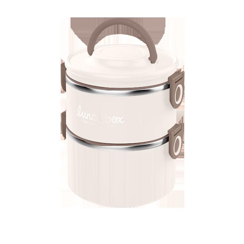 Portable Three-Layer Lunch Box with Lid