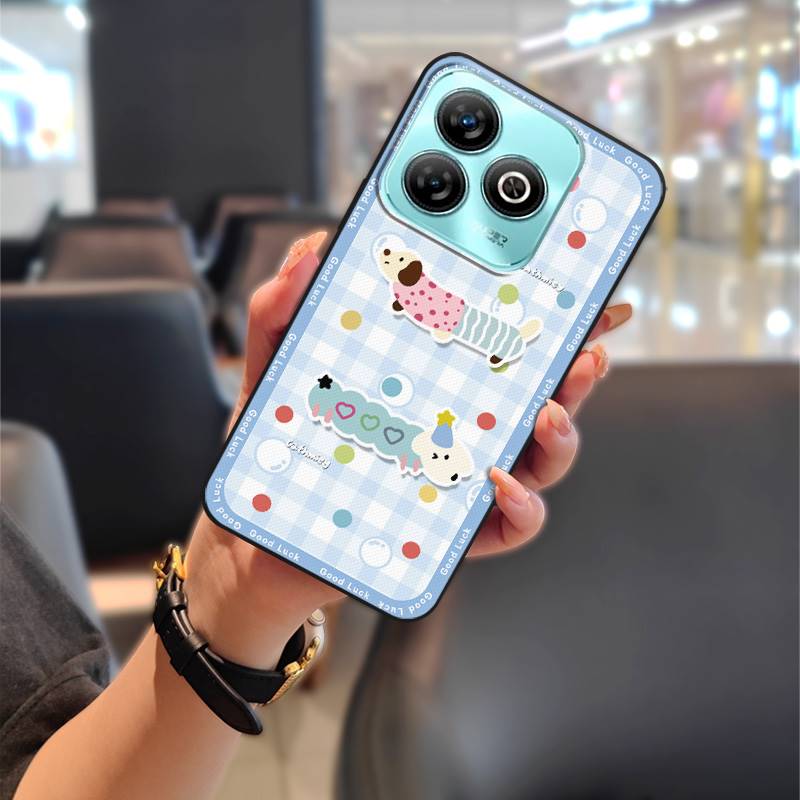 Shockproof Protective Phone Case For ZTE Blade A75 4G/Z2359 Full wrap Anti-dust Back Cover Cute TPU Fashion Design
