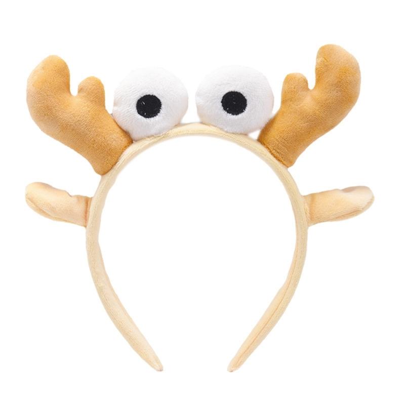 Cute Dragon Horn Hair Hoop Women Wash Face Makeup Headband for Photoshoots Christmas New Year Party Hair Accessories