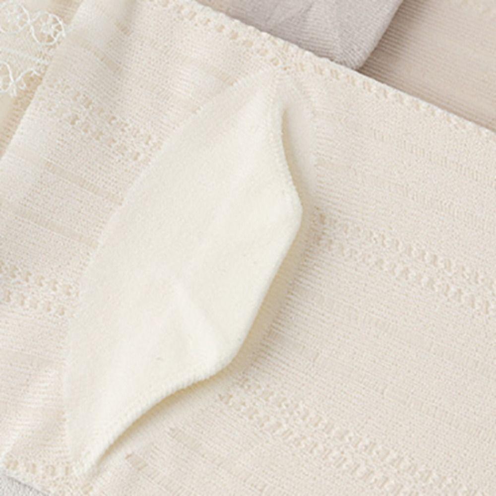 3Pairs Ballet Style Mesh Bowknot Socks Breathable Sweet Socks Women Mid Tube Socks  Streetwear