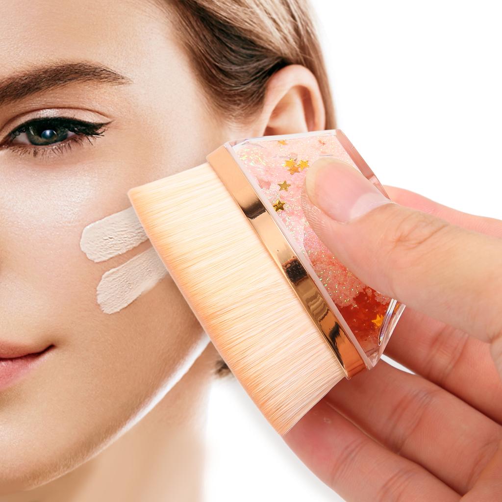 Foundation Brush Professional Portable Exquisite Soft Hair Makeup Brush for Liquid Foundation BB Cre
