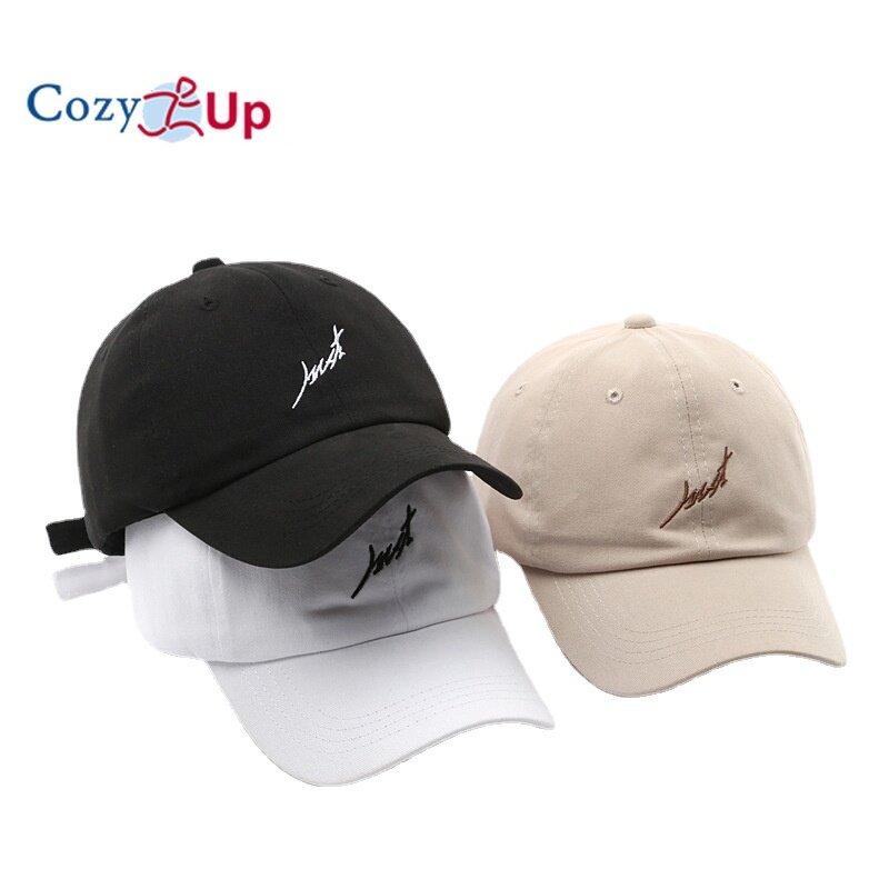 

Cozy Up Простой Изогнутый Брим Бейсболка Буква Вышивка Унисекс Спорт и Досуг