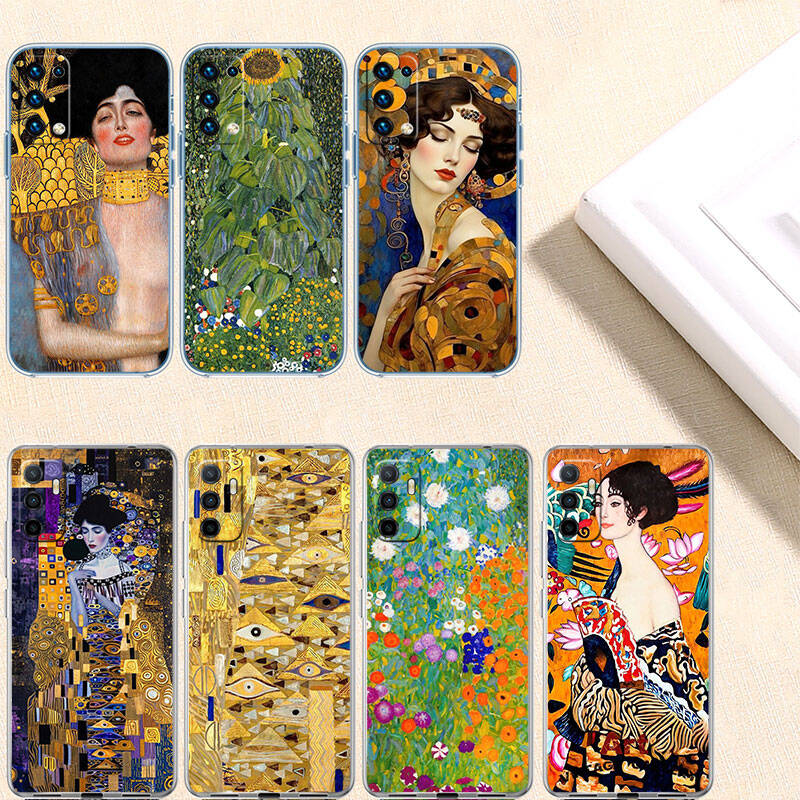 MH67 Gustav Klimt Case for Motorola E7 G6 G7 G8 G9 Plus Power Play G10 G20 G04 E30 E40 E22 E20 E13 E15 G22 G23 G05 G75 G35 G55