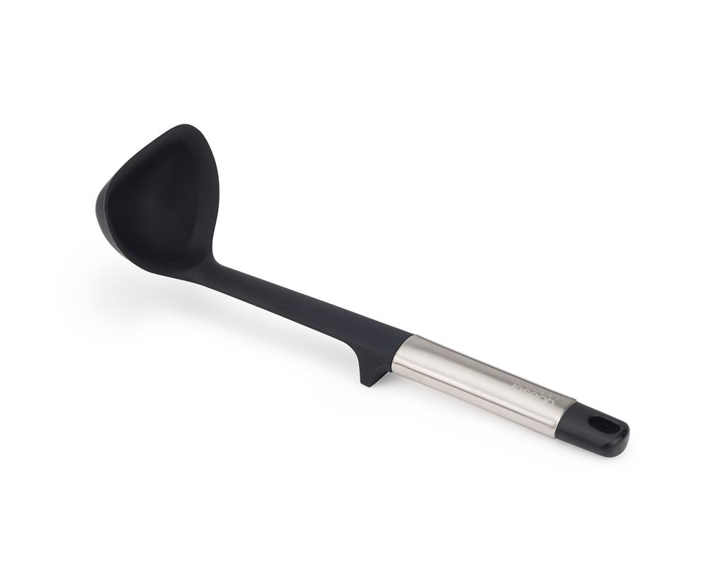 Joseph Joseph Elevate Silicone Ladle Spoon, BPA-Free, Heat-Resistant Non-Stick Kitchen Utensil with Weighted Stainless Steel Handle [Authentic] 10572