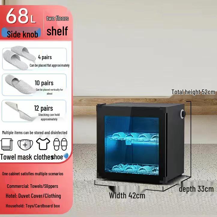 Large Capacity Disinfection Shoe Cabinet for Beauty Salons and Hotels