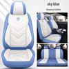 Napa Leather Full Coverage Front Car Seat Covers - All-Season and Universal Fit