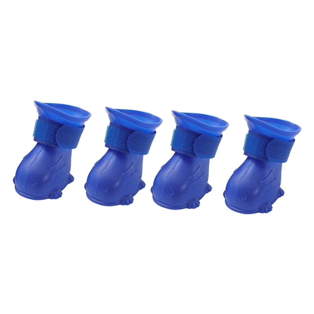 Kjæledyr Hund Katter Regnsko Kjæledyrstøvler Gummi Bærbar Sklisikker Vanntett Kjæledyr Hund Katt Regnsko Kjæledyrutstyr Størrelse S/M/L