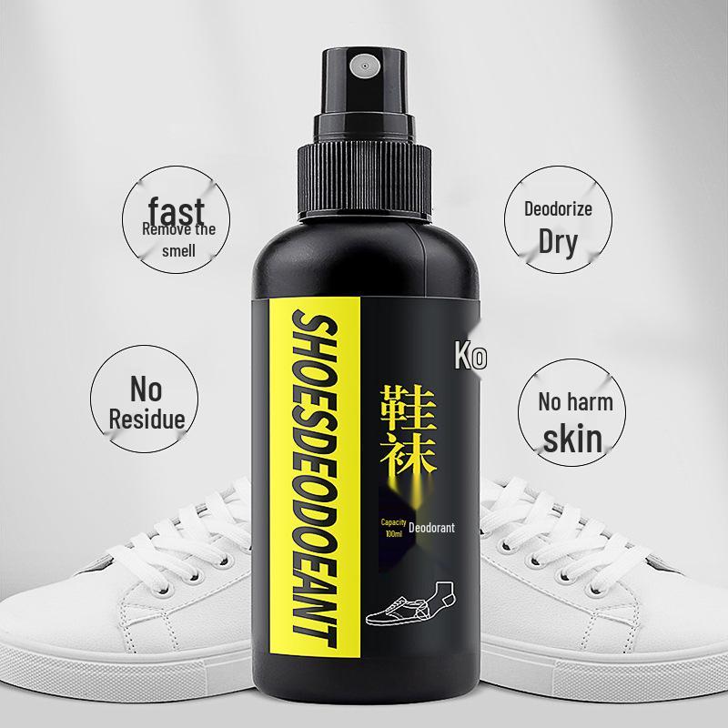 Qiao Dai Mei Shoe Deodorant & Sterilizer Spray with Anti-Odor Deodorizer Ball for Shoes, Socks, and Cabinets