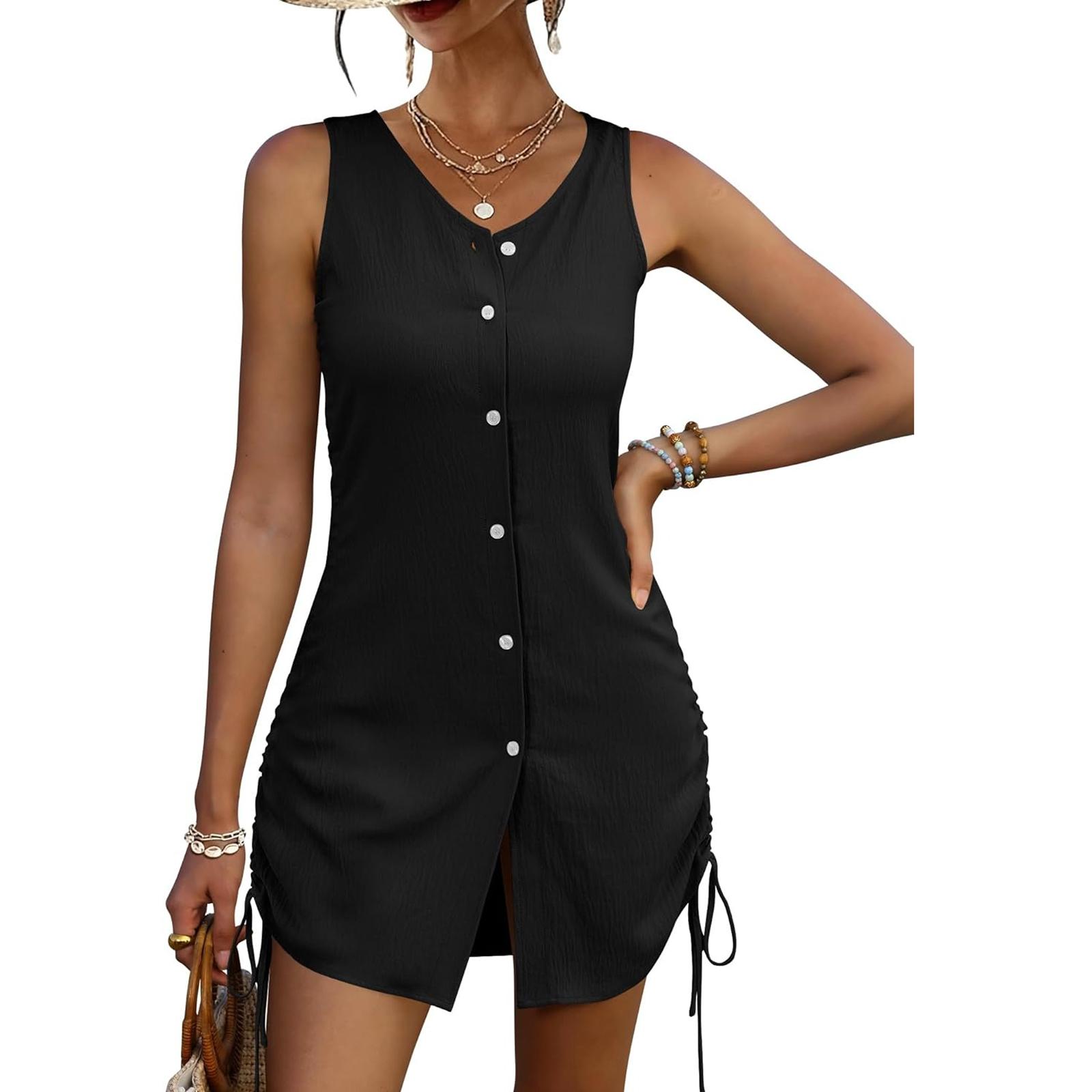 Женское модное повседневное платье L