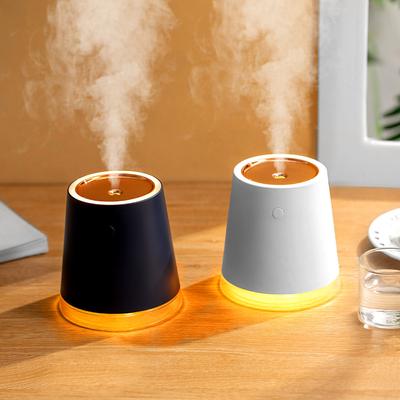 500 ml Große Kapazität Tragbare Drahtlose Luftbefeuchter 1500 mah Akku USB Nebel Maker Fogger Mit Warmem Led-Licht