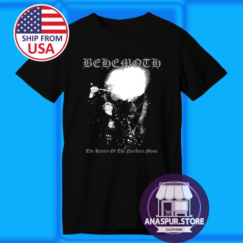 Behemoth The Return Of The Northern Moon Men s Black Size S-5XL 3XL