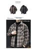 Amerikanische Retro Karomuster Herren Daunenjacke: Winterkollektion 2025 - Warme High-End-Oberbekleidung mit Revers
