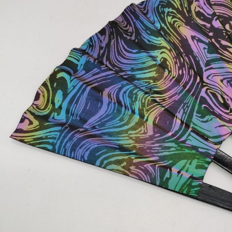 Vibrant Chinese Decorative Glowing Hand Fan Perfect for Home Decorations
