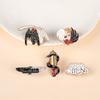 Greek Mythology Angel & Devil Brooch - Fallen Angel Satan Metal Badge