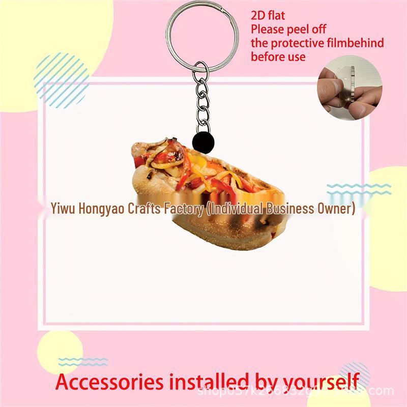 

Акриловые милые подвески в виде еды для автомобиля для украшения интерьера Standard