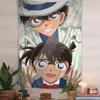 Detective Conan Japanese Printed Large Wall Tapestry Hanging Tarot Hippie Wall Rugs Dorm Art Home Decor