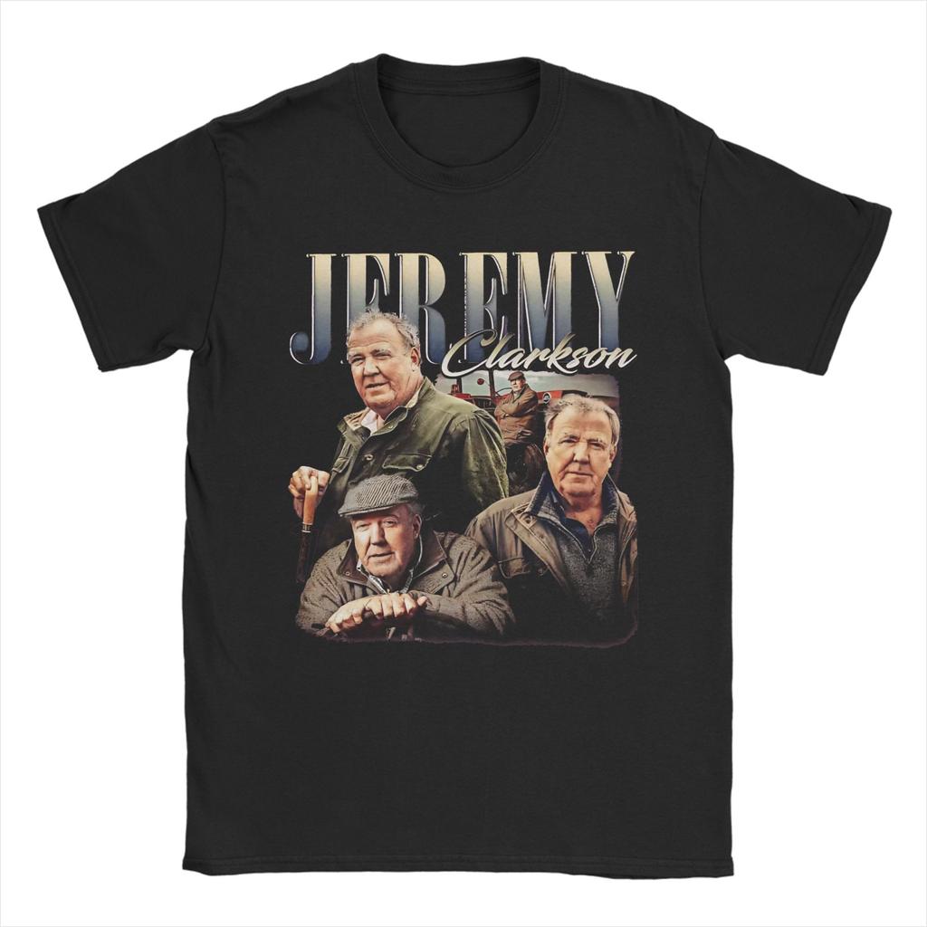 Hip Hop Jeremy Clarkson Vintage T-Shirt Men's Cotton Short Sleeve Crewneck Summer TopsTops