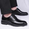 Fashion Black men's leather shoes Classic retro formal style Leisure Party Business Office Minimalist gentleman's shoes Hot selling