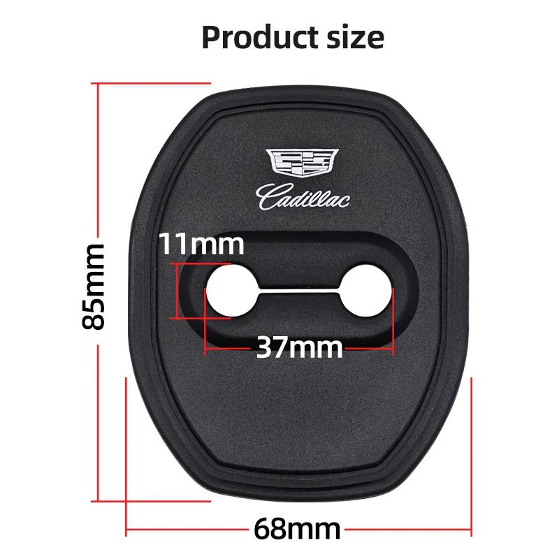 4pcs Car Door Lock Protective Silione Cover Accessories For Cadillac ATS BLS CTS EXT SLR SRX STS XT4 XTS XT6 Escalade Deville CT pshwy99