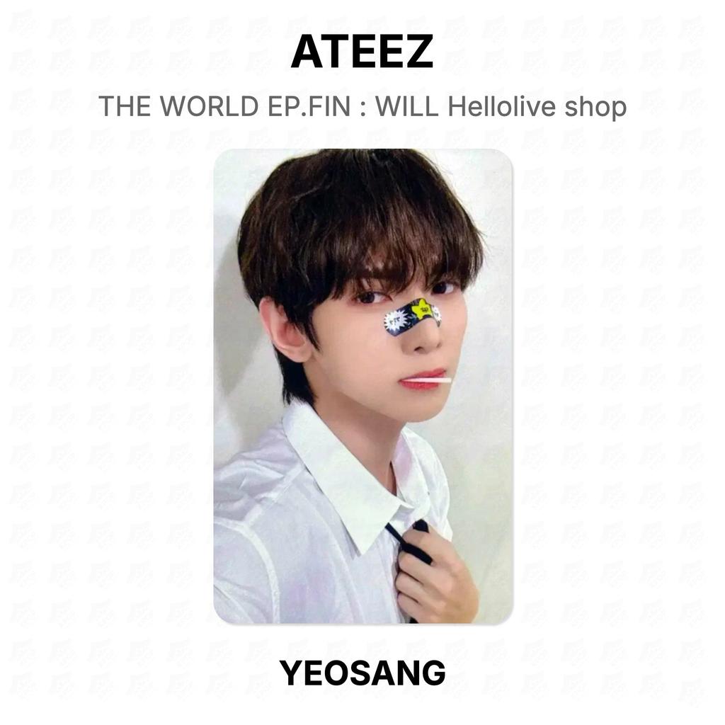 ATEEZ THE WORLD EP.FIN : WILL Hellolive Shop Official Photocard