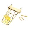 4 String Trapeze Tailpiece Bass Bridge with Mounting Screws Electric Bass Tail Archtop Tailpiece Bridge Replacement