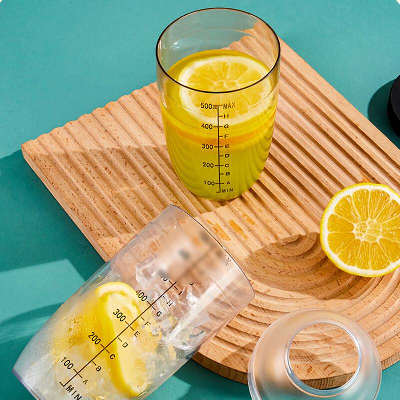 

Pabei PC Shaker Cup with Fructose Scale & Lemon Muddler Set