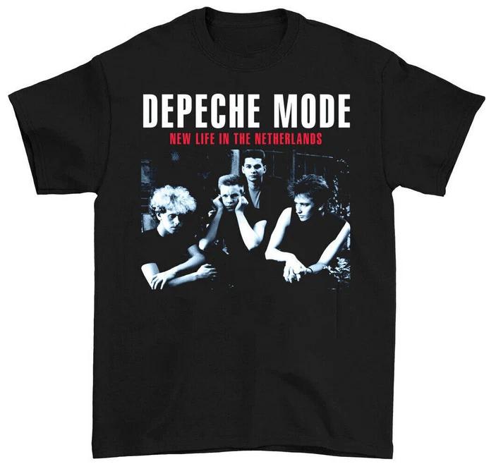Depeche Mode Album Unisex Black Cotton T-shirt S