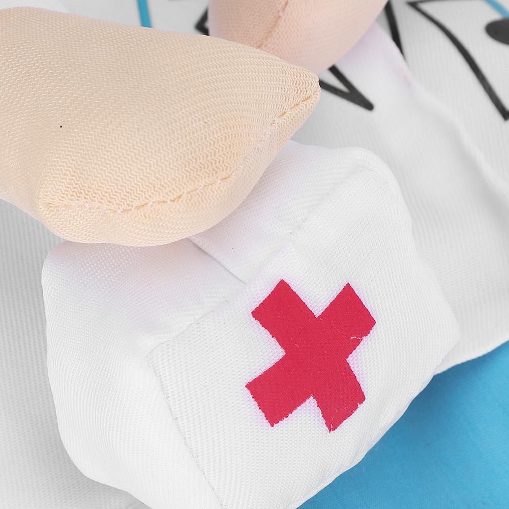 Cute Funny Cat Clothes Doctor Suit Dressing Up Costume Clothing Pet Supplies(White Type 4)