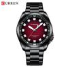 CURREN 8451 Men's Waterproof Business Quartz Watch with Steel Band
