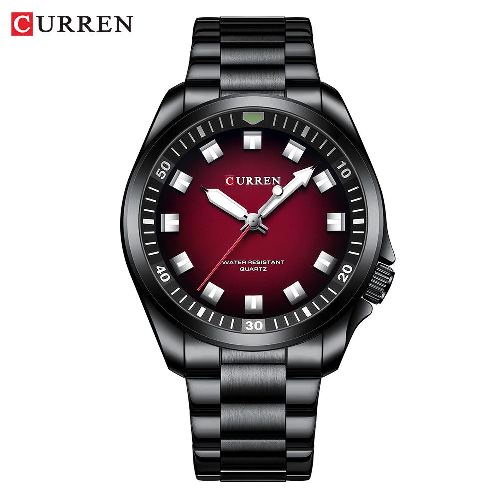 CURREN 8451 Men s Waterproof Quartz Steel Band Business Watch