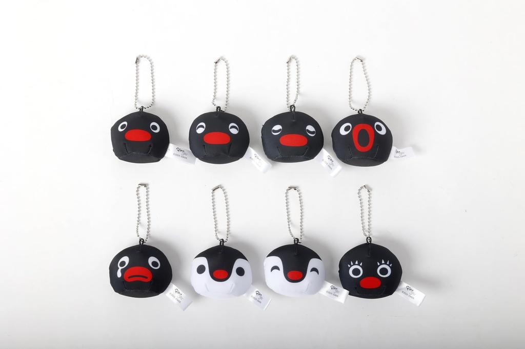 A PINGU Squishy Beaded Face Mascot Ball Chain Piece Random [Many Little] (1 (1 Type/blind Package))