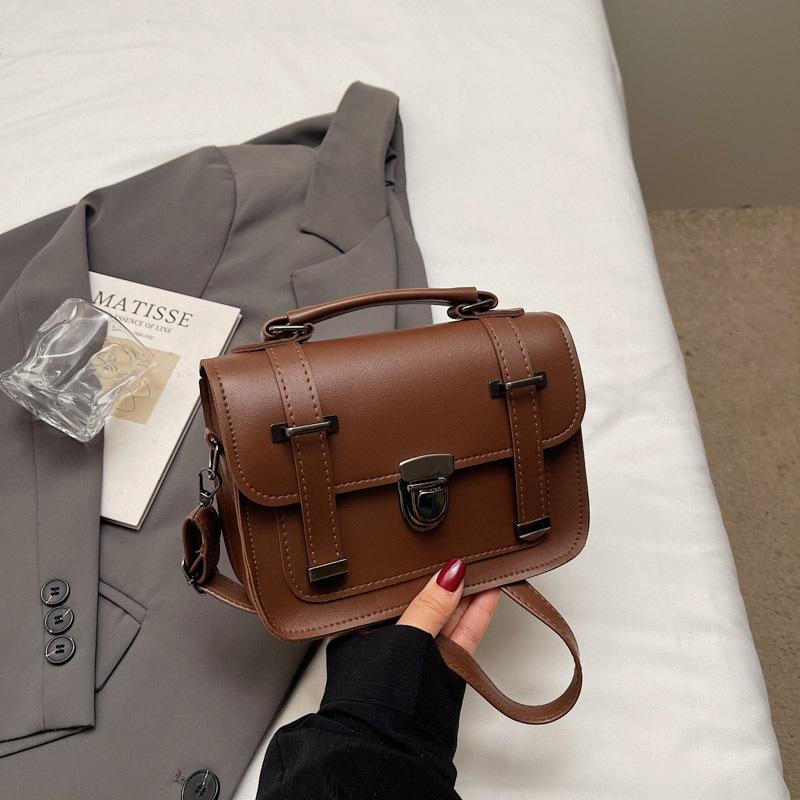 

Популярная модная ретро-сумка новая универсальная на плечо, сумка-мессенджер, маленькая квадратная сумка женская