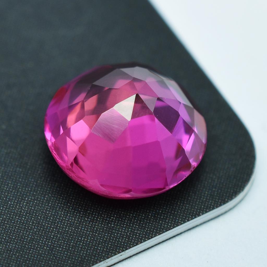 Natural Pink Sapphire 1.65ct Round Cut Certified Loose Gemstone