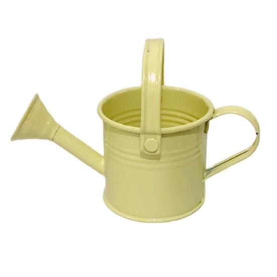 Kettle Ornament Drop-resistant Opening Design Creative Decorative Galvanized Iron Flower Planting Pot Watering Can Home Garden ADM