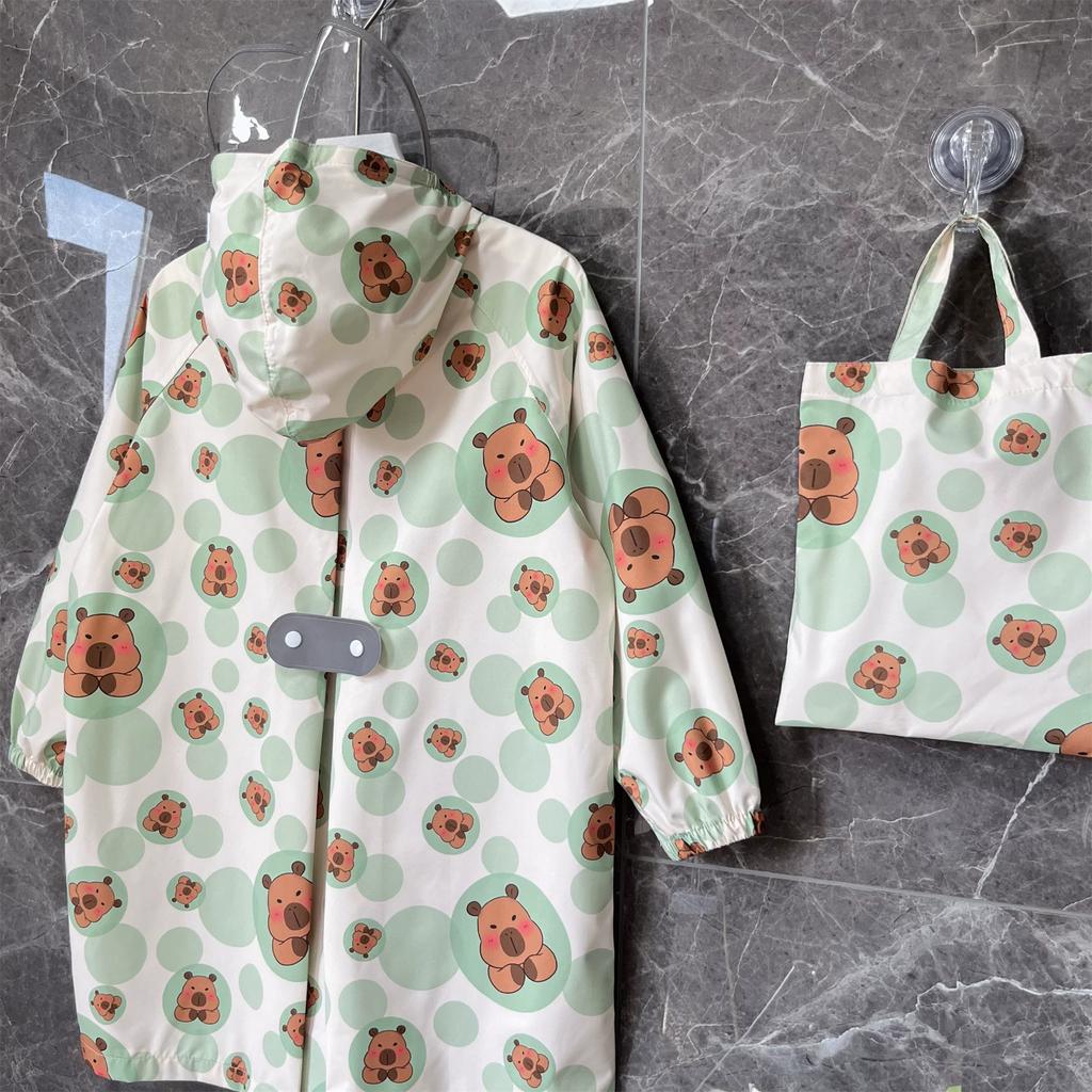 2026 Student Girls' Lightweight, Breathable, Quick-Drying Raincoat for School, Children's Boys' Raincoat, Kindergarten Baby Waterproof Rainwear