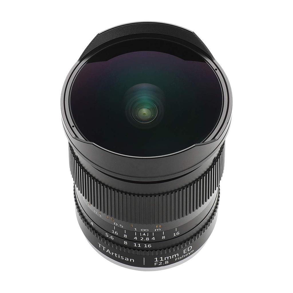 TTArtisan 11mm Fisheye ED Lens by Meisho Warranty F/2.8 L-Mount Optical, 2-Year