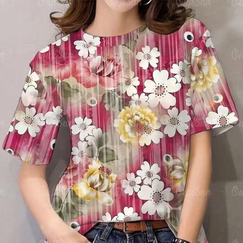 

Women s printed short-sleeved T-shirt S