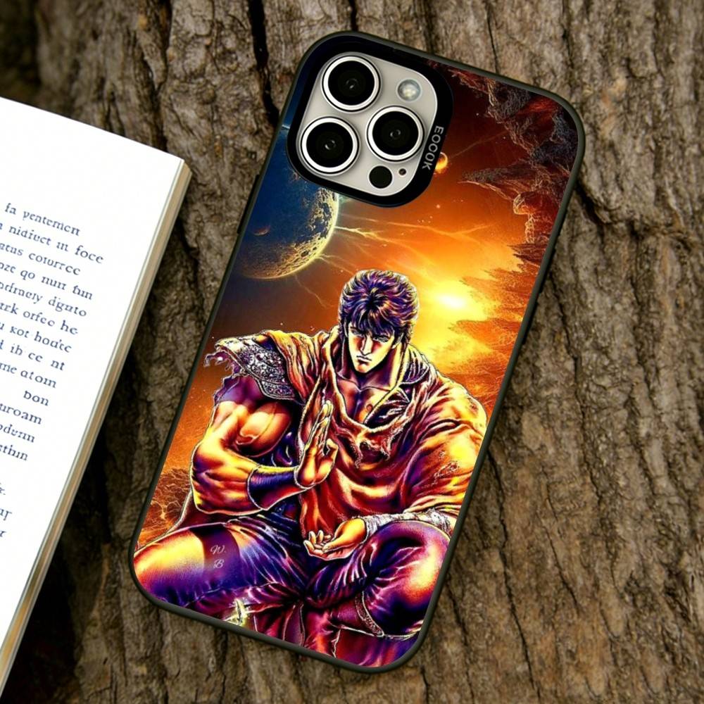 

Fist of the North Star Phone Case For iPhone 17,16,15,14,13,12,11 Plus,Pro Max,XS,Colorful Silver Phone case Funda Cover iPhone11ProMax