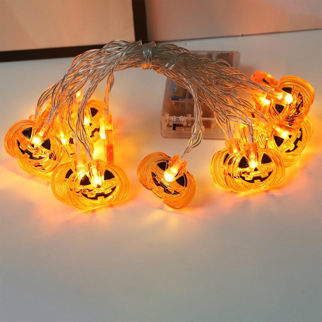 Halloween LED Light String, Festive Atmosphere Decorative Light Pendant, Festival Party Small Colorful Lights.
