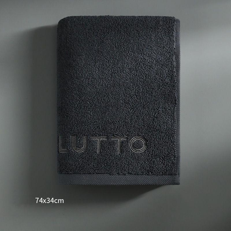 

Хлопковое полотенце с вышивкой в виде короны, домашнее мочалка для взрослых, утолщенное впитывающее мягкое хлопковое полотенце, удобные текстильные полотенца для дома 34*75cm